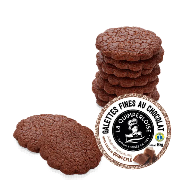 Galettes fines au chocolat