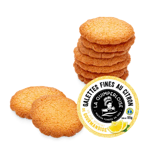 Galettes fines au citron
