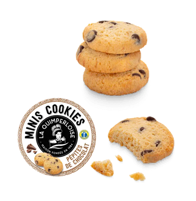 Mini cookies pépites de chocolat — lot de 2